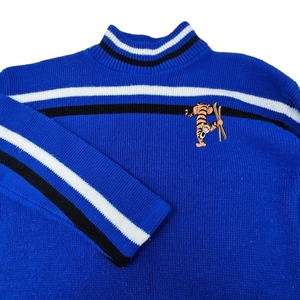 Disney Tigger Ski Sweater Blue Striped‎ Winnie The Pooh 90s Sz M Skiing Vintage